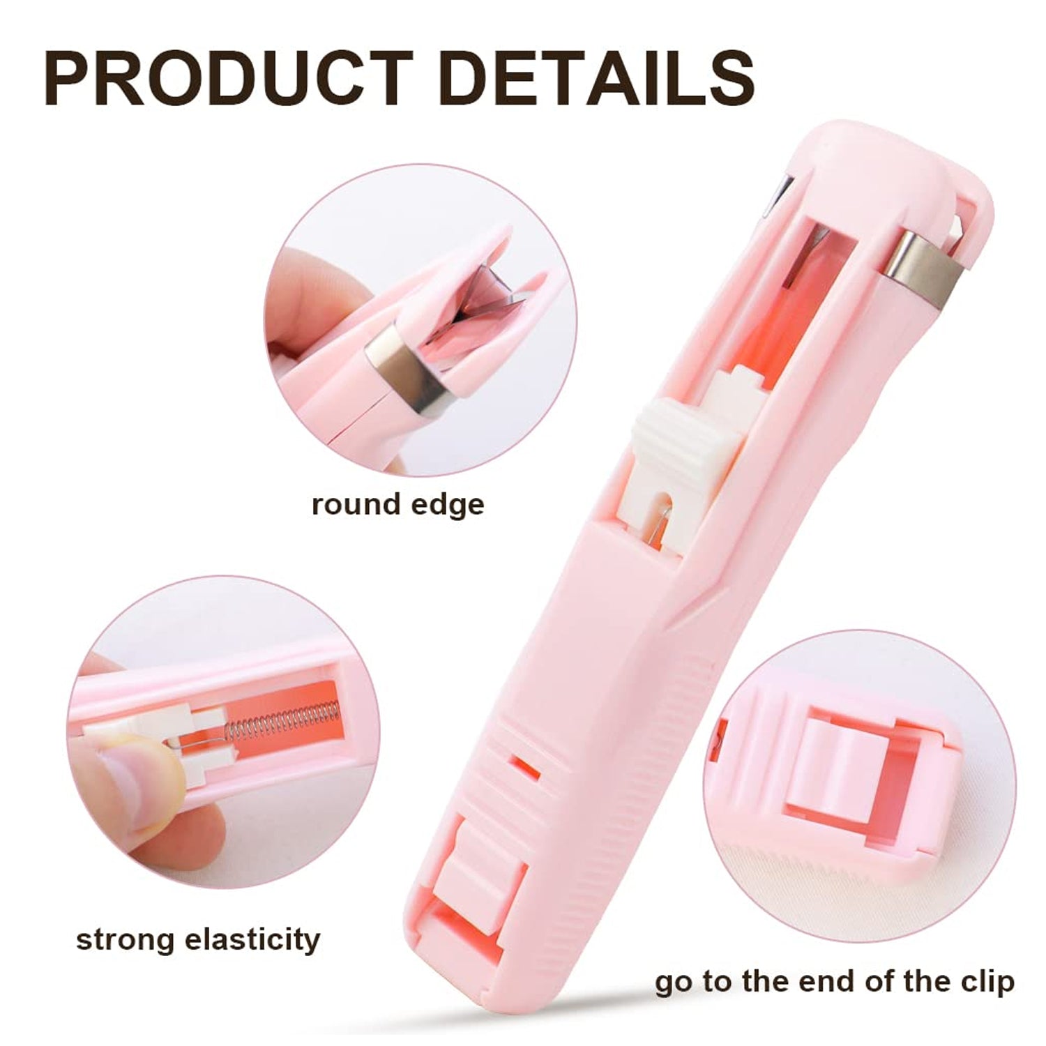 Portable Paper Clamp With 8 Pcs Clip Dispenser Handheld Paper Fast Clam (1 Set) Portable Paper Clamp With 8 Pcs Clip Dispenser Handheld Paper Fast Clam (1 Set)